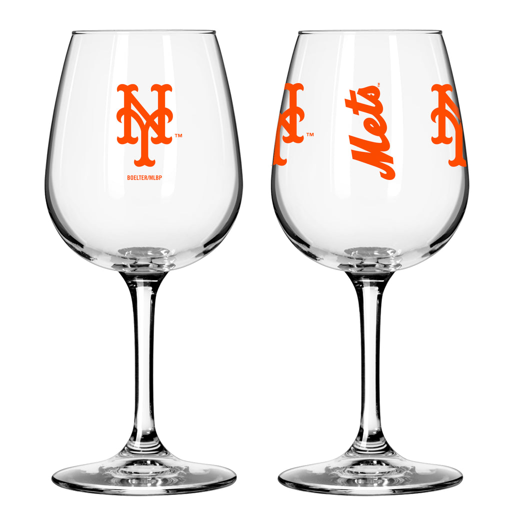 New York Mets 12oz. Gameday Wine Glass