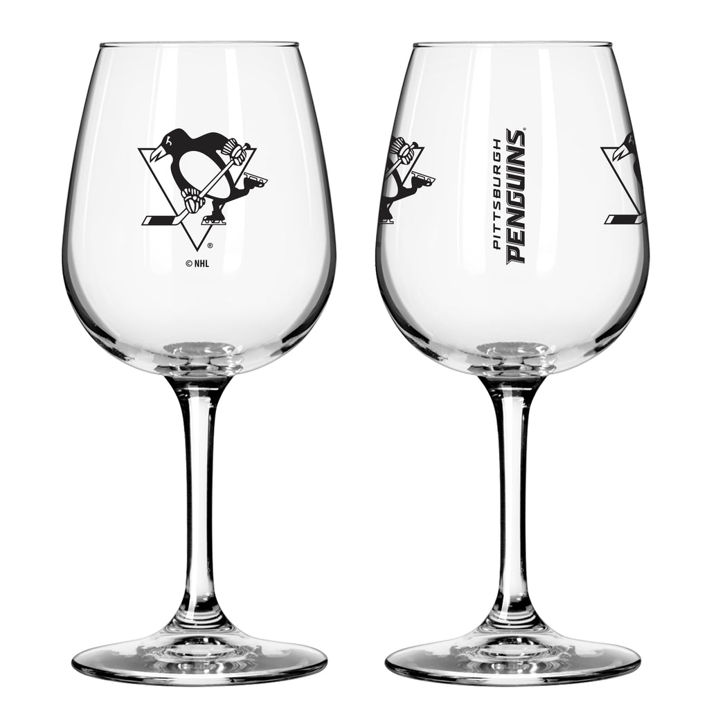 Pittsburgh Penguins 12oz. Gameday Wine Glass