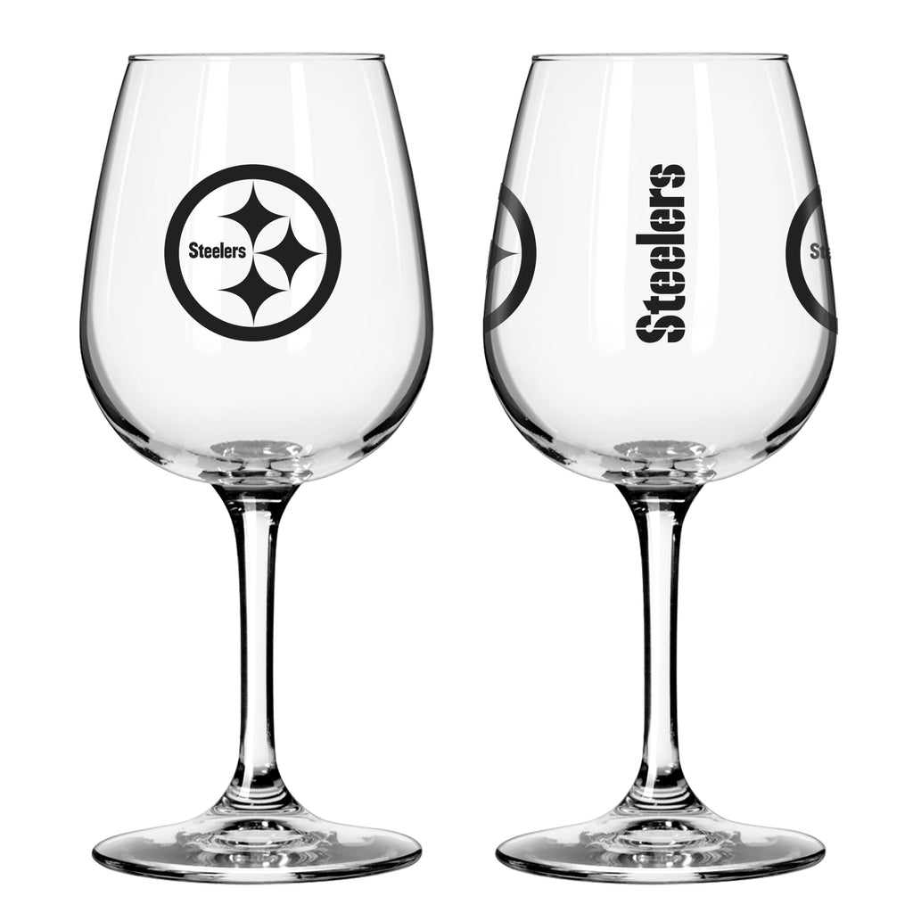 Pittsburgh Steelers 12oz. Gameday Wine Glass