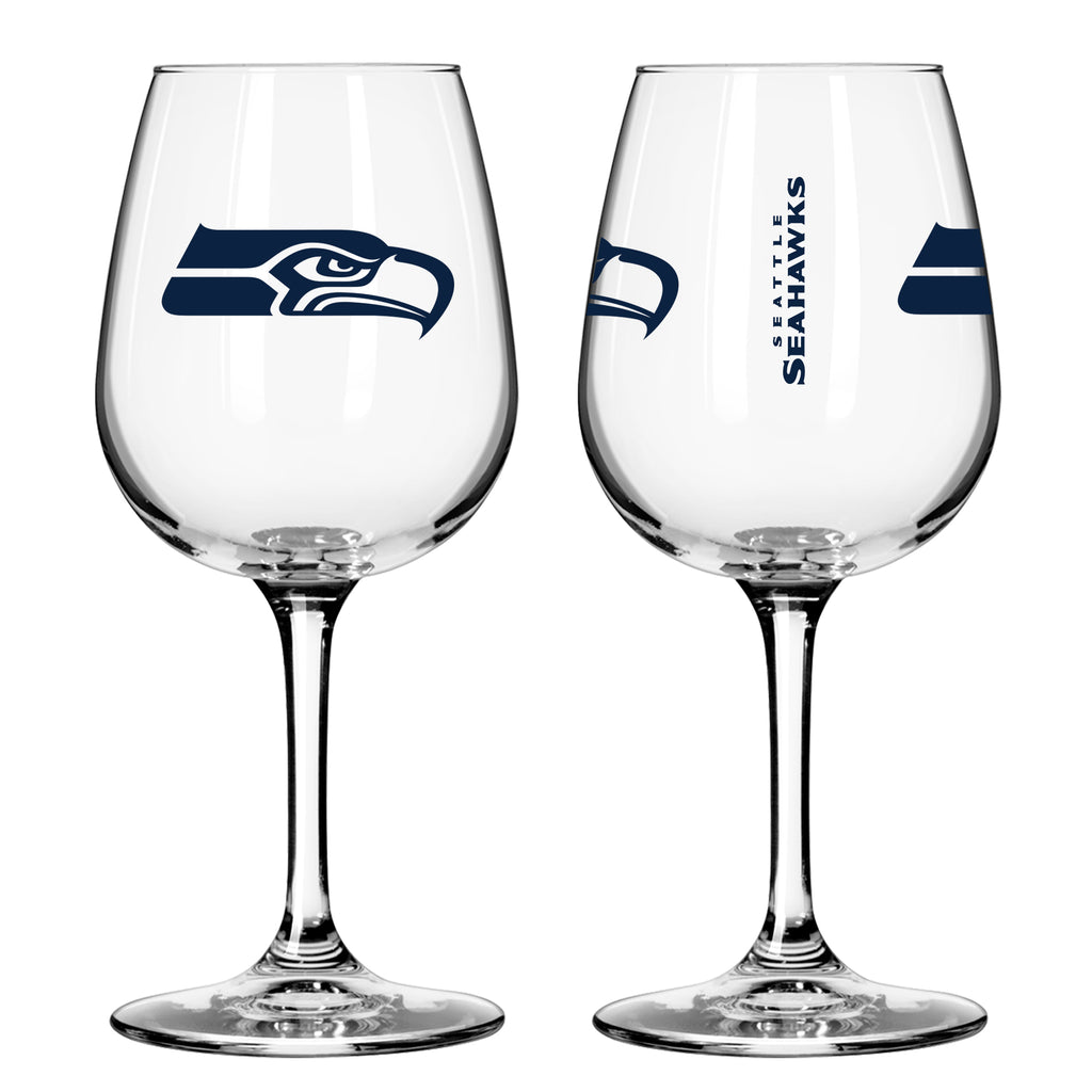 Seattle Seahawks 12oz. Gameday Wine Glass