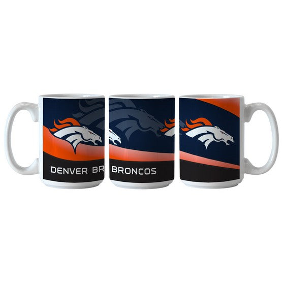 Denver Broncos 15oz. Wave Mug