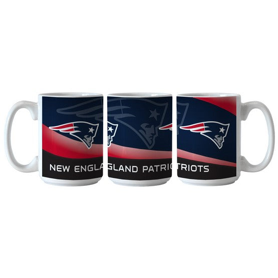 New England Patriots 15oz. Wave Mug