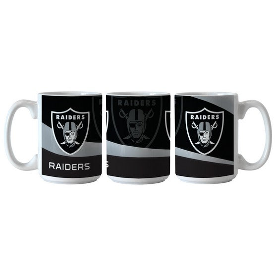 Oakland Raiders 15oz. Wave Mug