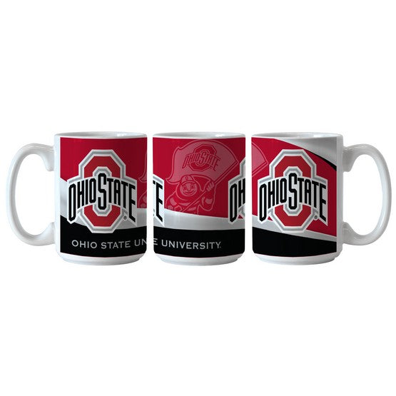 Ohio State Buckeyes 15oz. Wave Mug