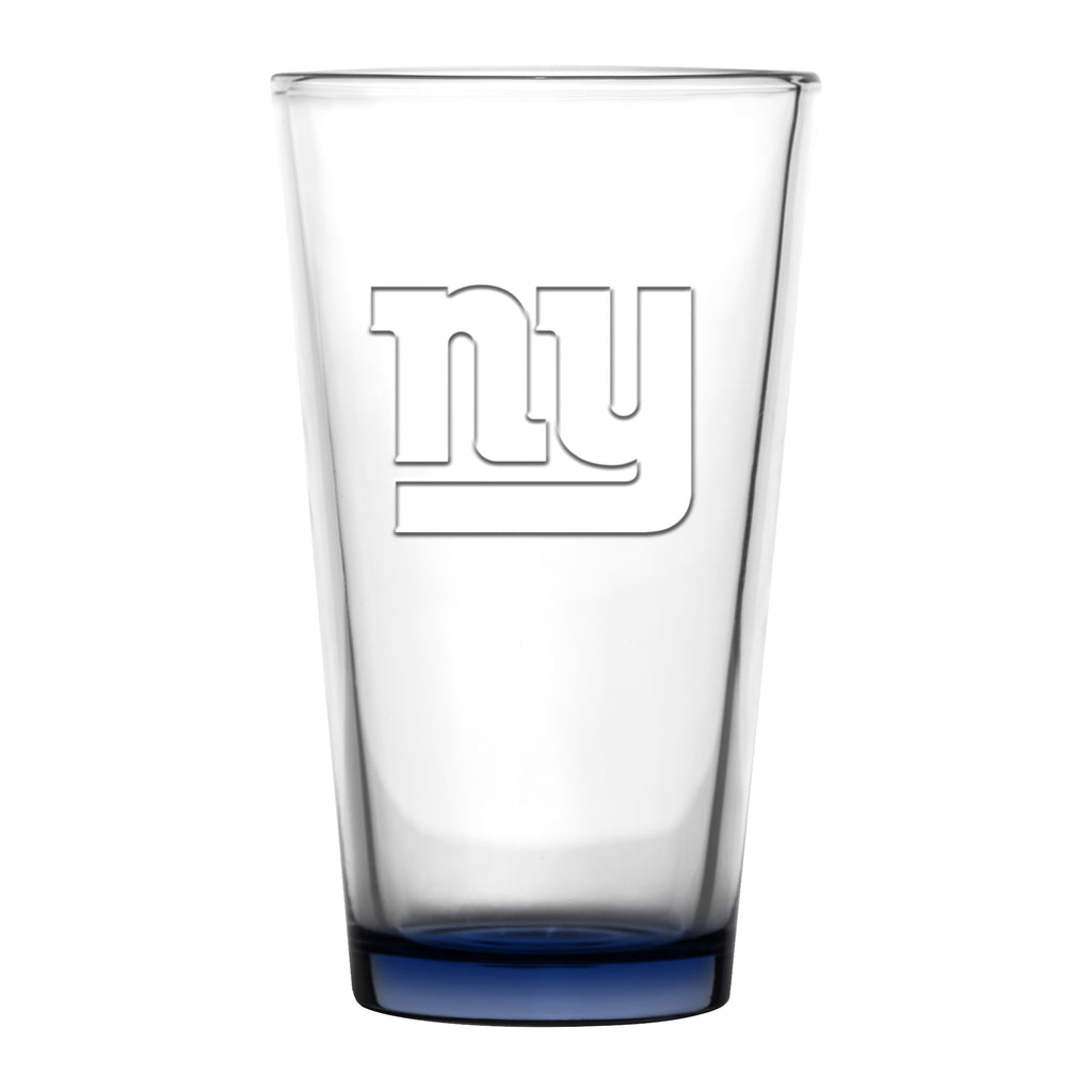 New York Giants 16oz Embossed Pint Glass
