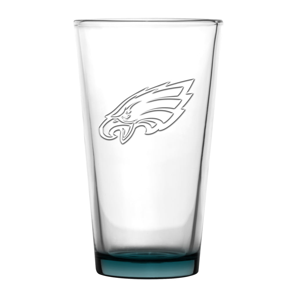 Philadelphia Eagles 16oz Embossed Pint Glass