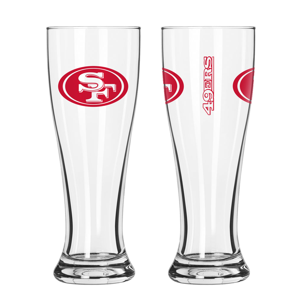 San Francisco 49ers 16oz. Gameday Pilsner Glass
