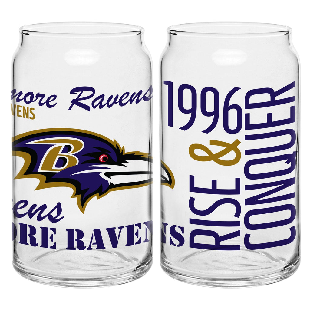 Baltimore Ravens 16oz. Spirit Glass Can