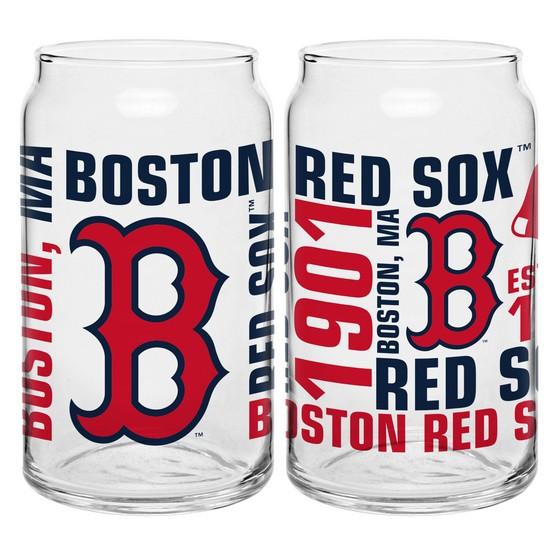 Boston Red Sox 16oz. Spirit Glass Can
