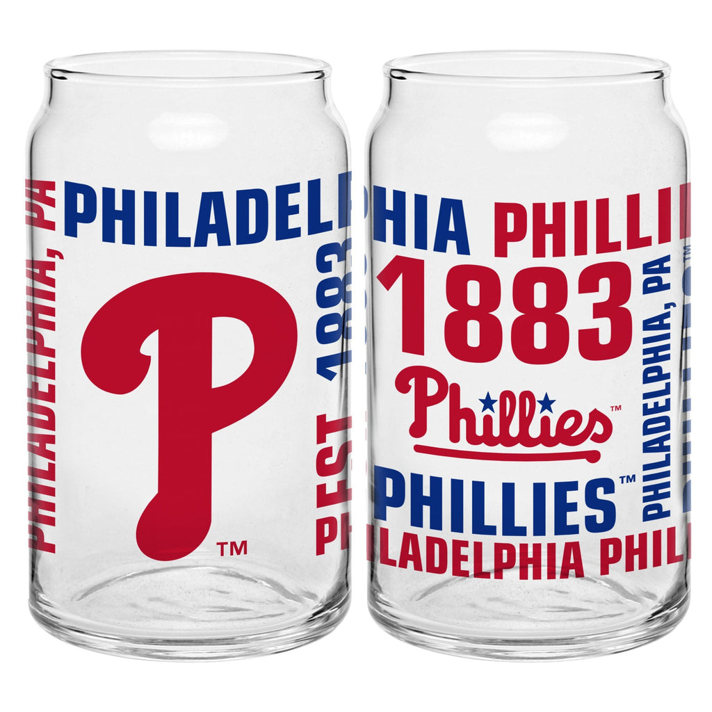 Philadelphia Phillies 16oz. Spirit Glass Can