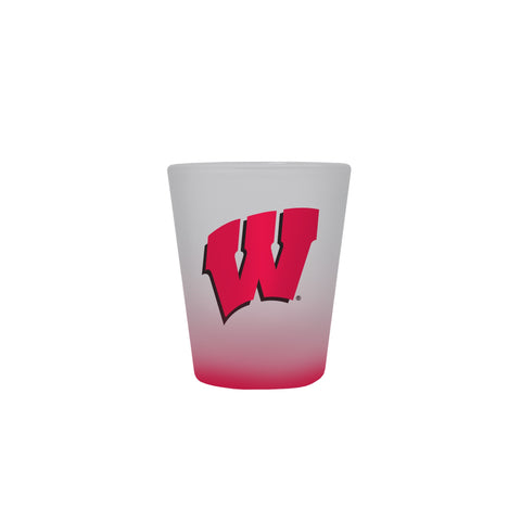 Wisconsin Badgers 2oz. Frosted Shot Glass