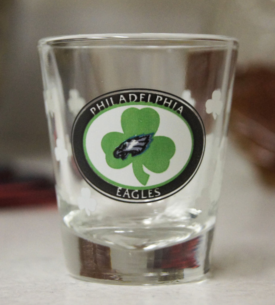 Philadelphia Eagles 2oz. Shamrock Shot Glass