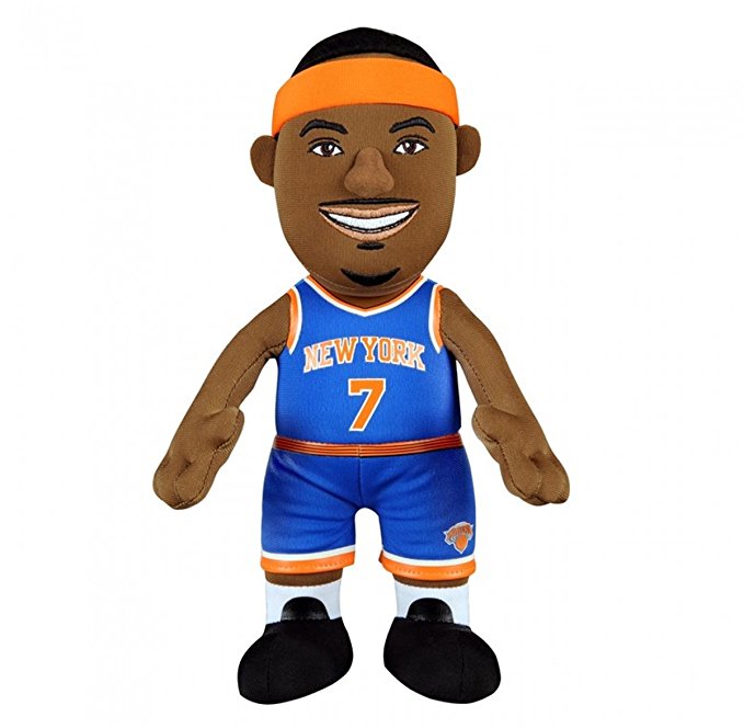 New York Knicks Kristaps Porzingis 10" Player Plush - Blue Jersey