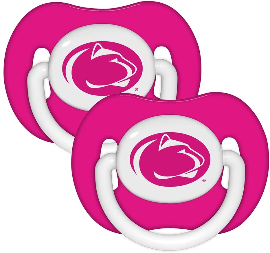 Penn State Nittany Lions 2 Pack Baby Pacifiers - Pink