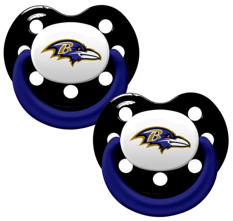 Baltimore Ravens 2 Pack Baby Pacifiers