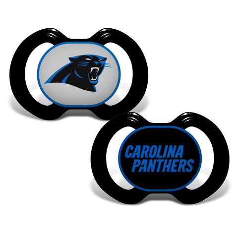 Carolina Panthers 2 Pack Baby Pacifiers