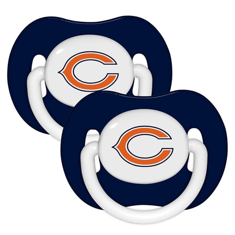 Chicago Bears 2 Pack Baby Pacifiers