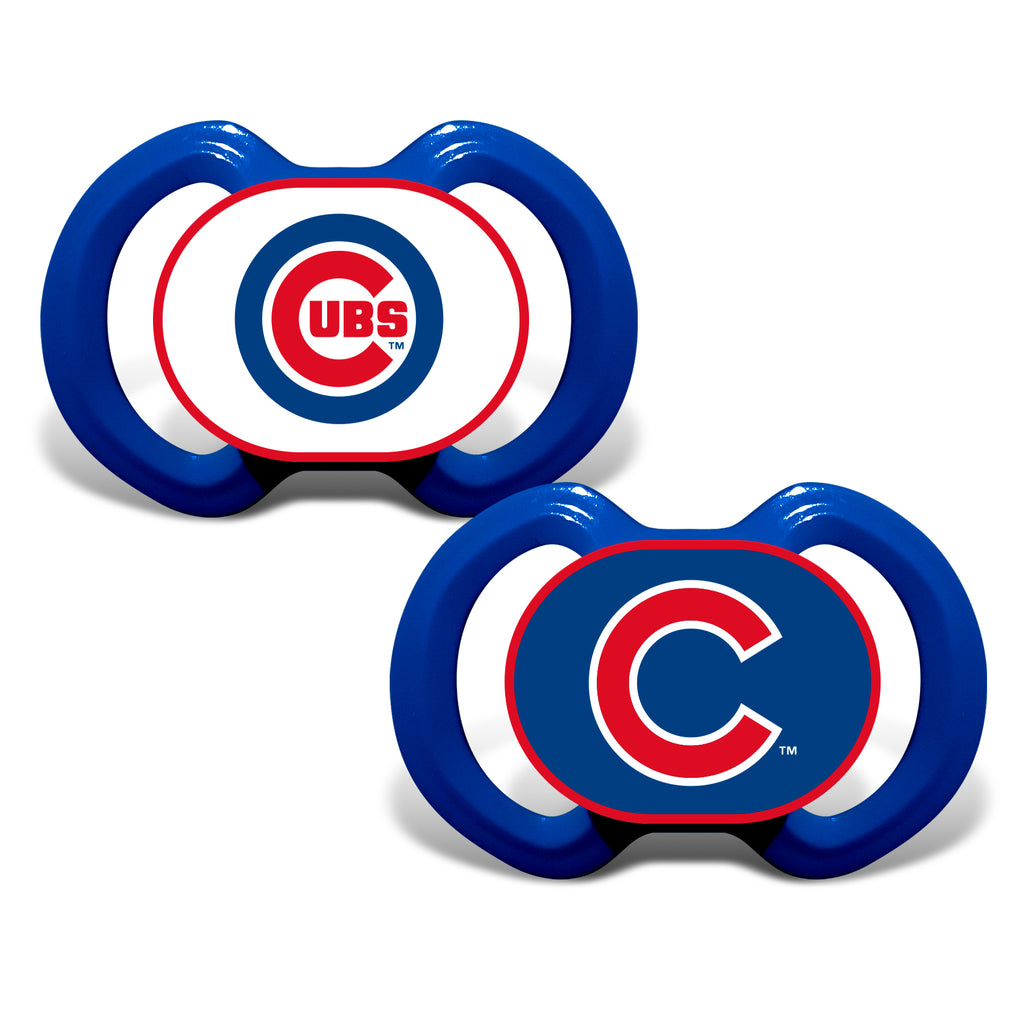 Chicago Cubs 2 Pack Baby Pacifiers