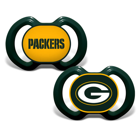 Green Bay Packers 2 Pack Baby Pacifiers