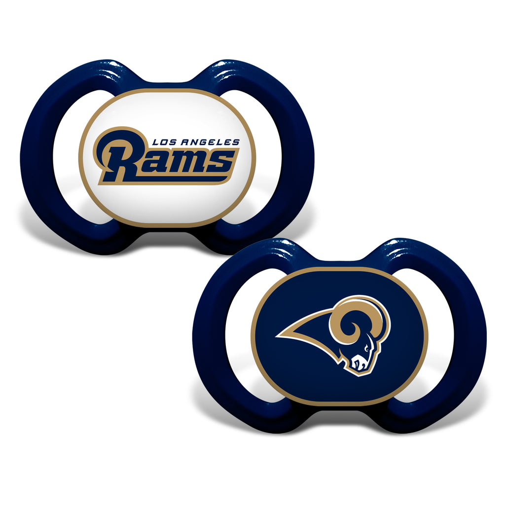 Los Angeles Rams 2 Pack Baby Pacifiers