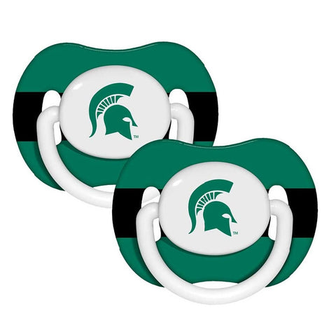 Michigan State Spartans 2 Pack Baby Pacifiers