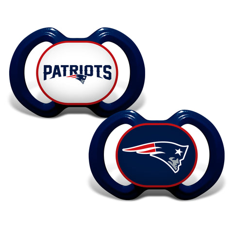 New England Patriots 2 Pack Baby Pacifiers