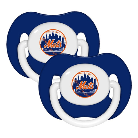 New York Mets 2 Pack Baby Pacifiers