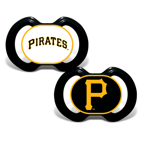Pittsburgh Pirates 2 Pack Baby Pacifiers