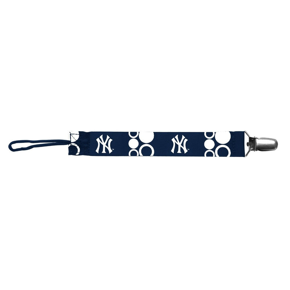 New York Yankees Baby Pacifier Clip