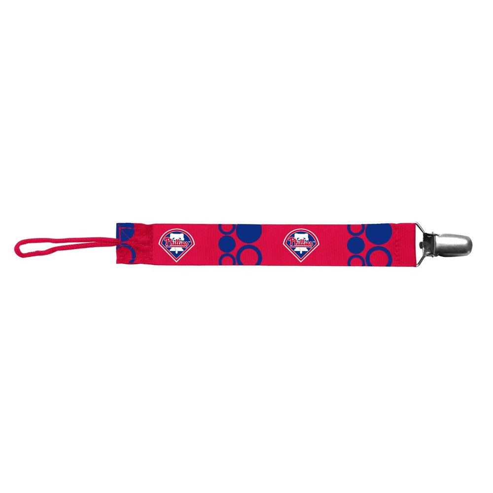 Philadelphia Phillies Baby Pacifier Clip