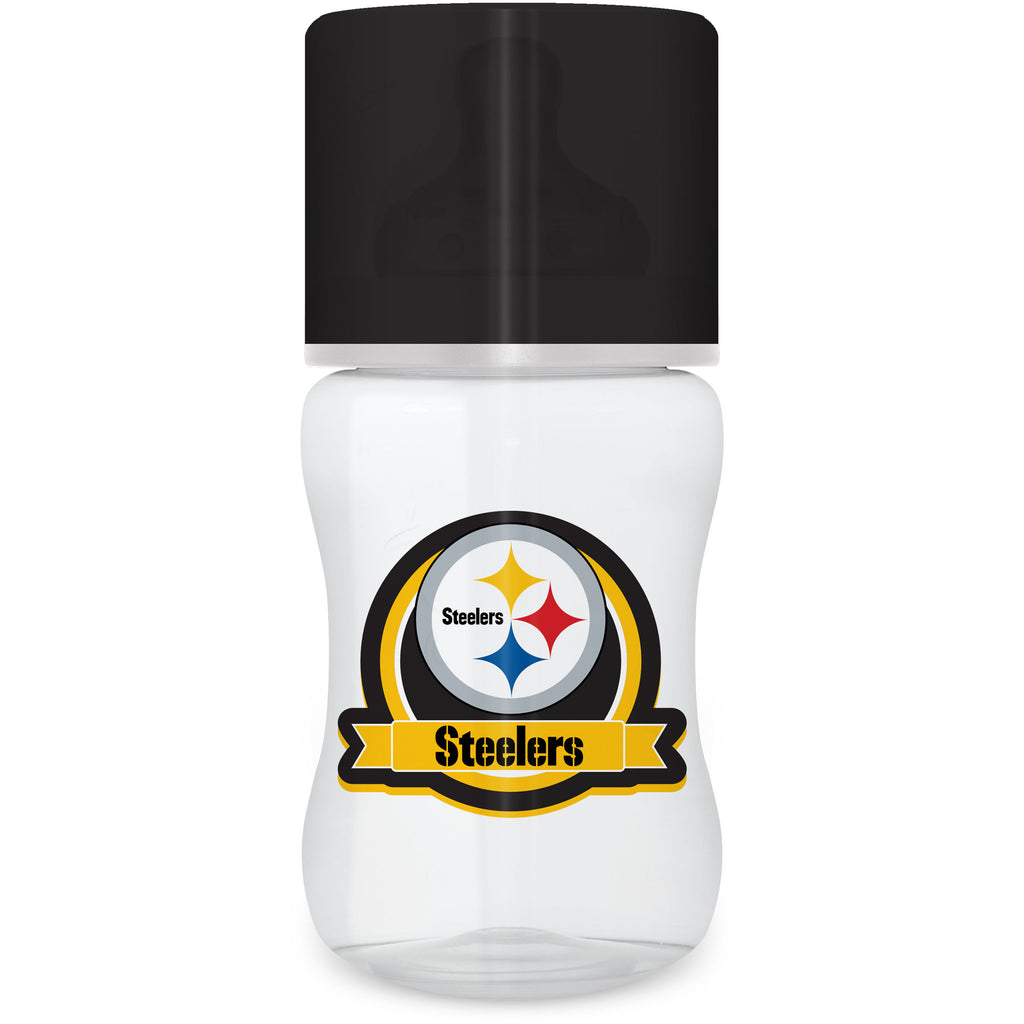 Pittsburgh Steelers Single Baby Bottle