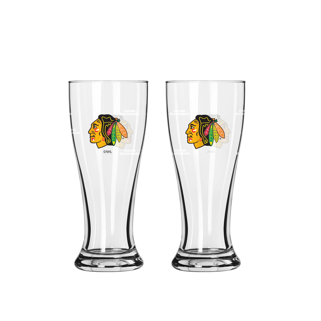 Chicago Blackhawks Team Color Mini Pilsner Shot Glass