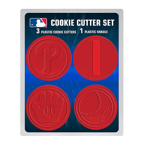 Philadelphia Phillies Plastic Cookie Cutter Set