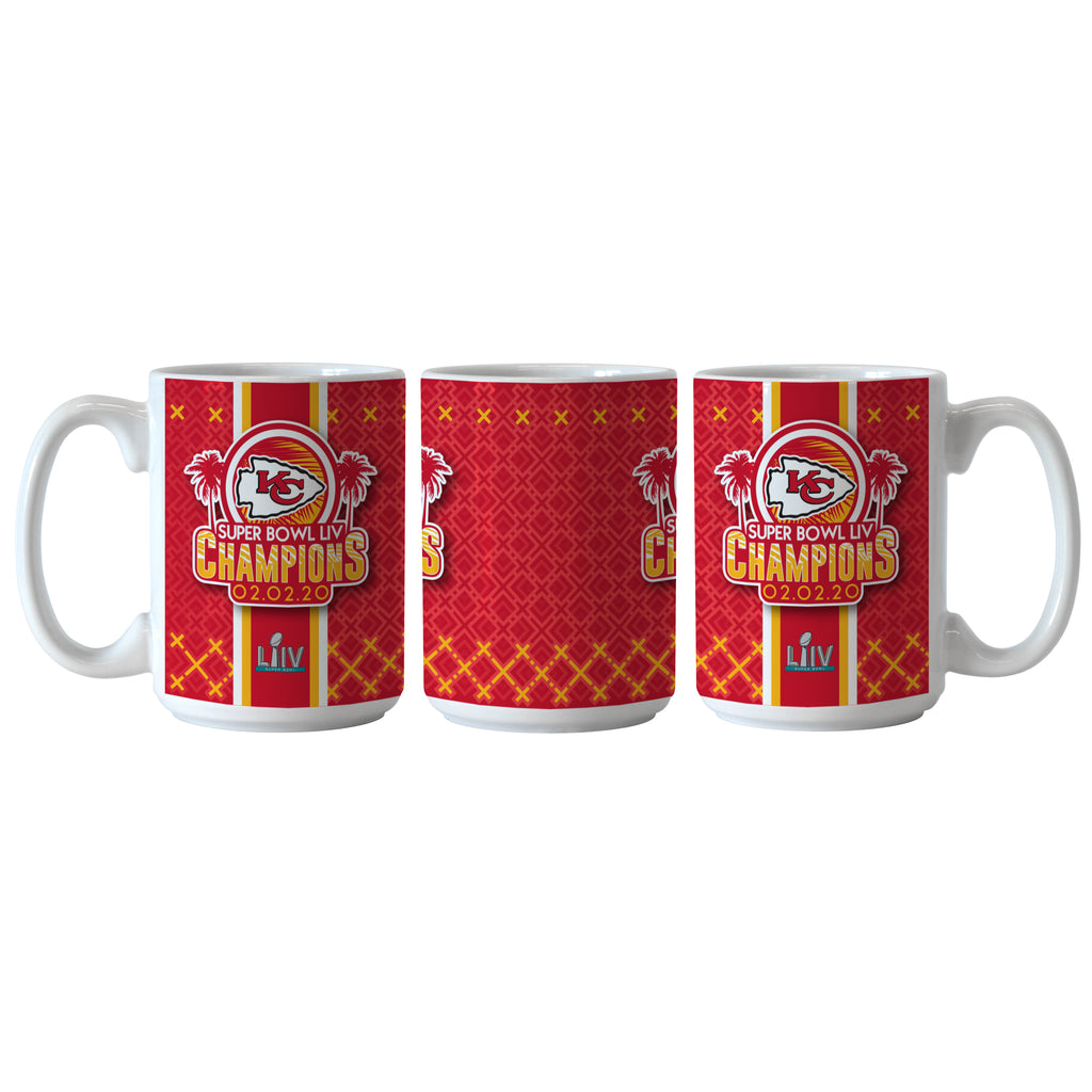 Kansas City Chiefs Super Bowl LIV Champion 15oz Sublimated Coffee Mug