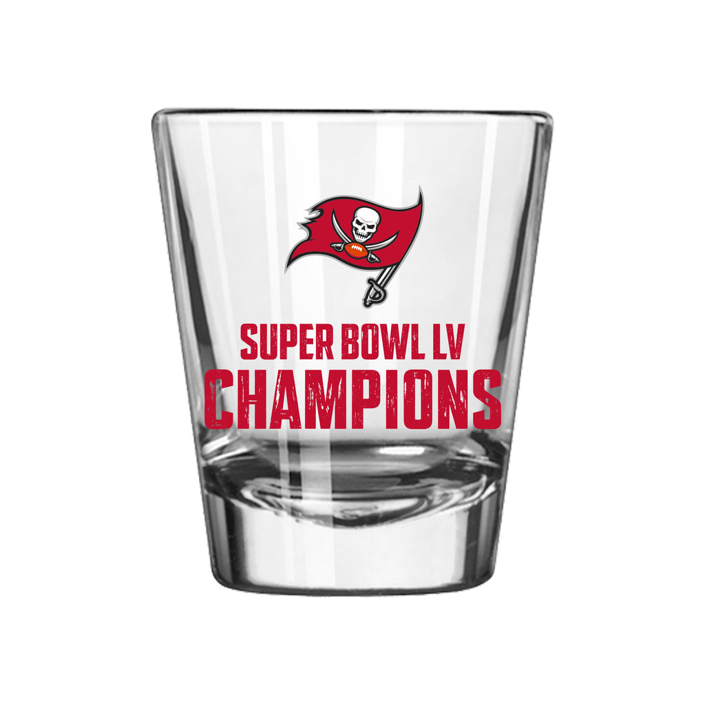 Tampa Bay Buccaneers Super Bowl LV Champions 2 oz. Shot Glass