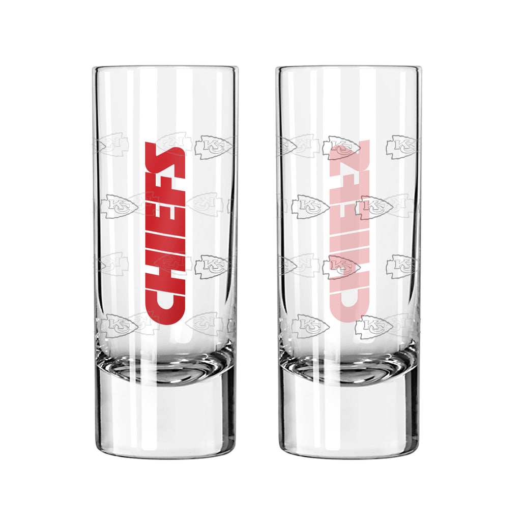 Kansas City Chiefs 2.5oz. Satin Etch Shooter Glass