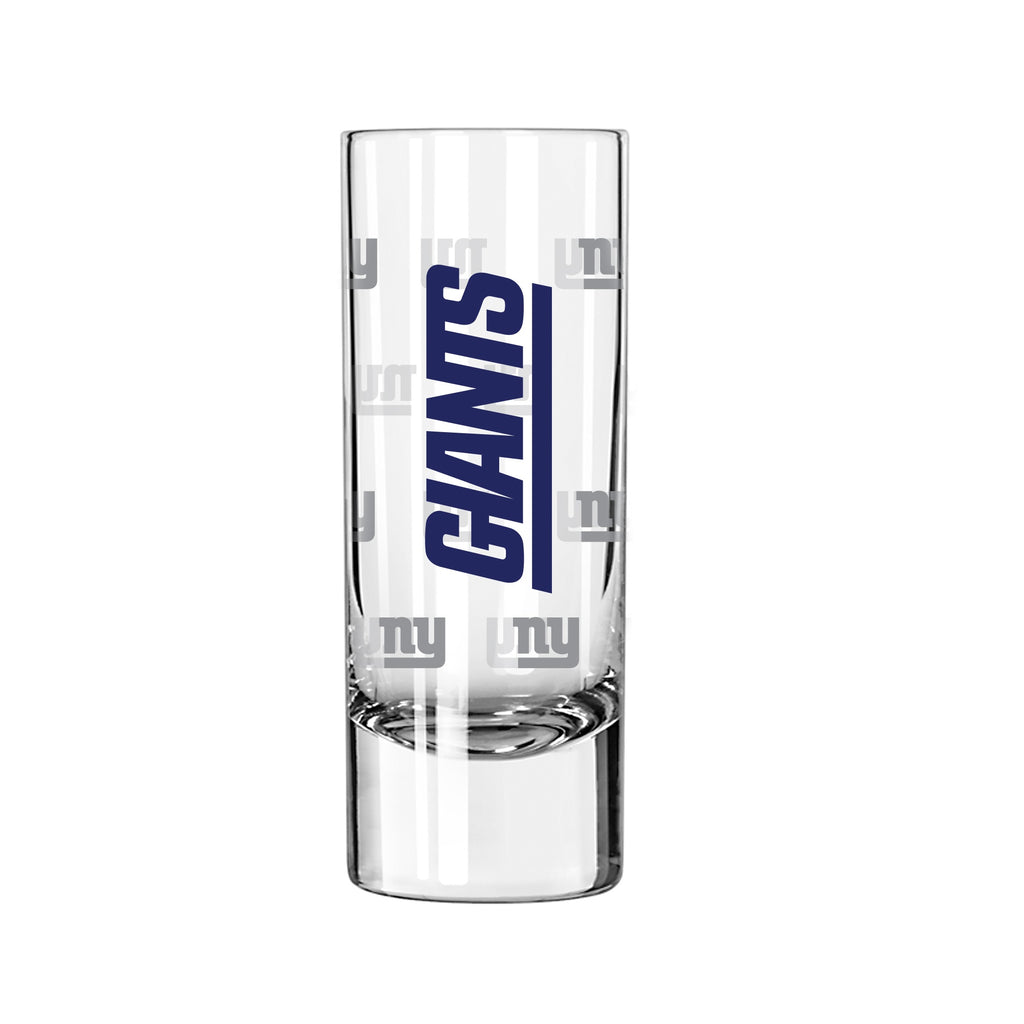 New York Giants 2.5oz. Satin Etch Shooter Glass