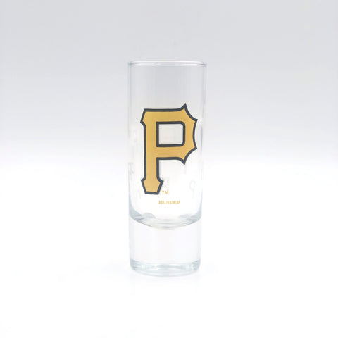 Pittsburgh Pirates 2.5oz. Satin Etch Shooter Glass