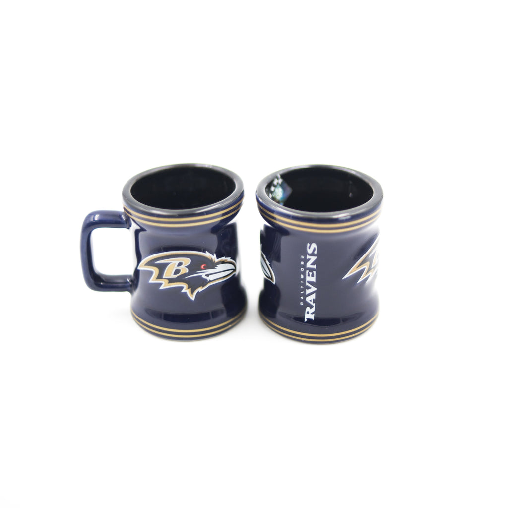 Baltimore Ravens Stripe Mini Mug Shot Glass
