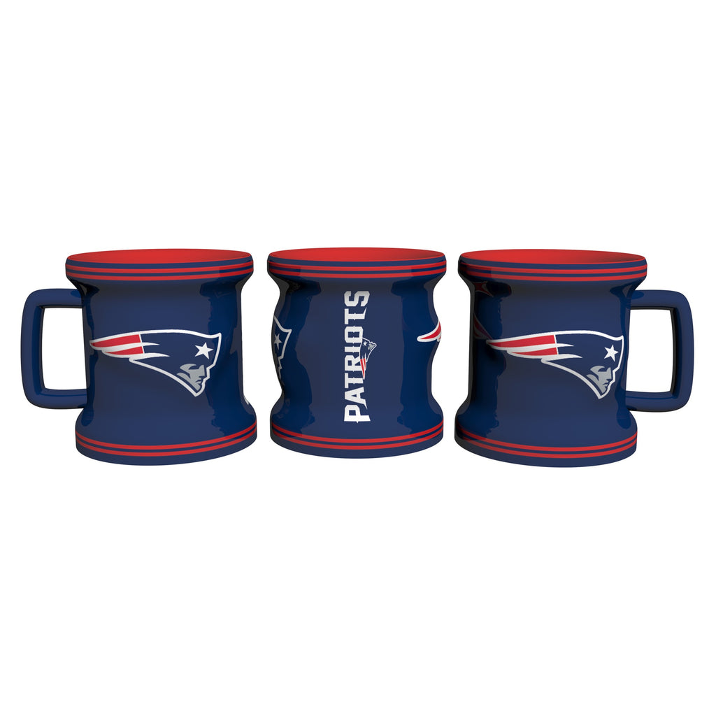 New England Patriots Stripe Mini Mug Shot Glass