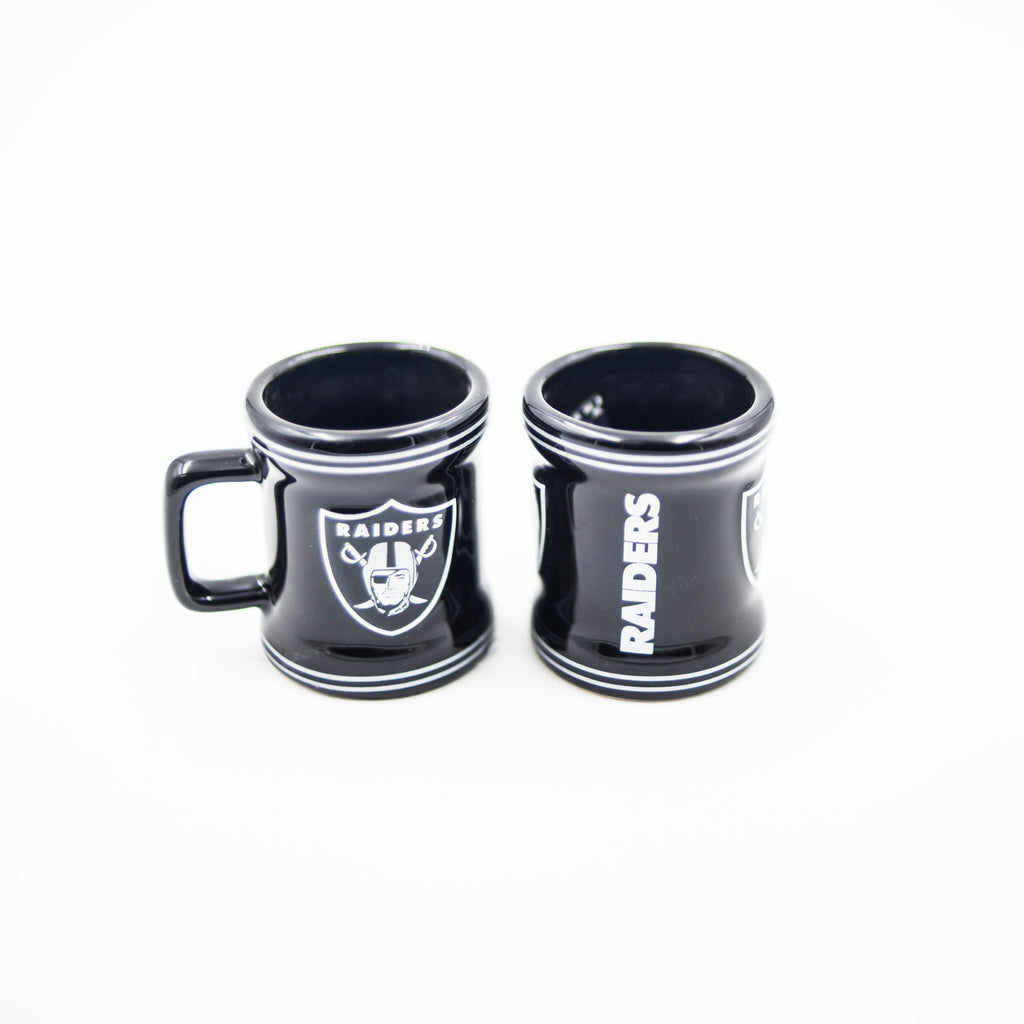 Oakland Raiders Stripe Mini Mug Shot Glass