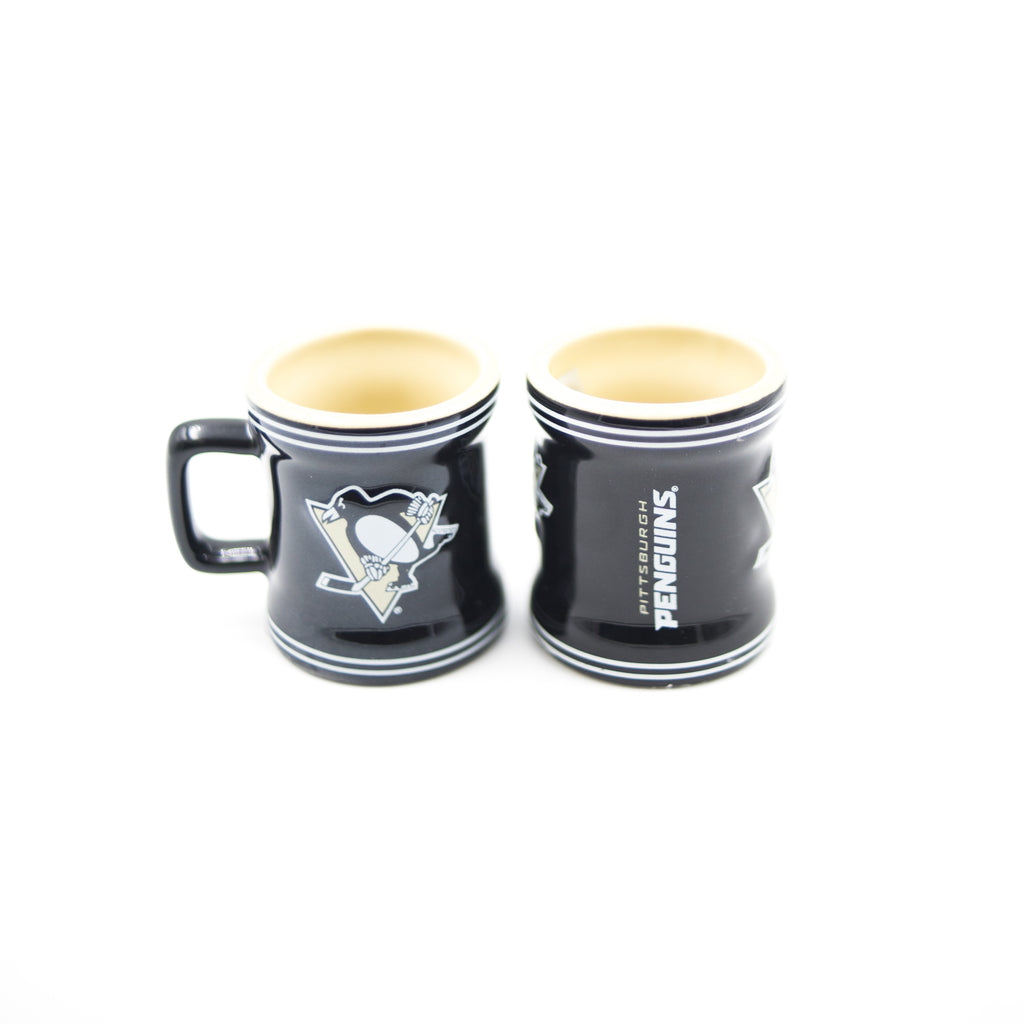 Pittsburgh Penguins Stripe Mini Mug Shot Glass
