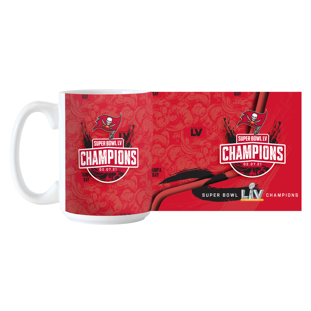 Tampa Bay Buccaneers Super Bowl LV Champions 15 oz. Sublimated Mug