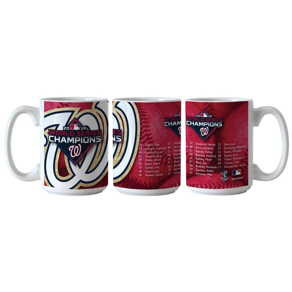 Washington Nationals 2019 World Series Champion 15oz Roster Coffee Mug