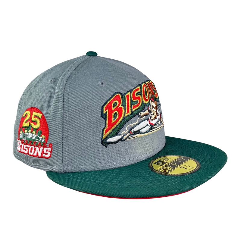 BUFFALO BISONS 25TH ANNIVERSARY 90'S JERSEY INSPIRED NEW ERA FITTED CA –  SHIPPING DEPT