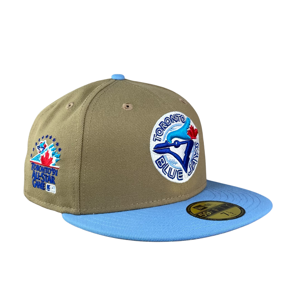 Toronto Blue Jays New Era All Royal Blue/Gray Bottom With 1991 All Star  Game Patch On Side 9FIFTY Adjustable Snapback Hat
