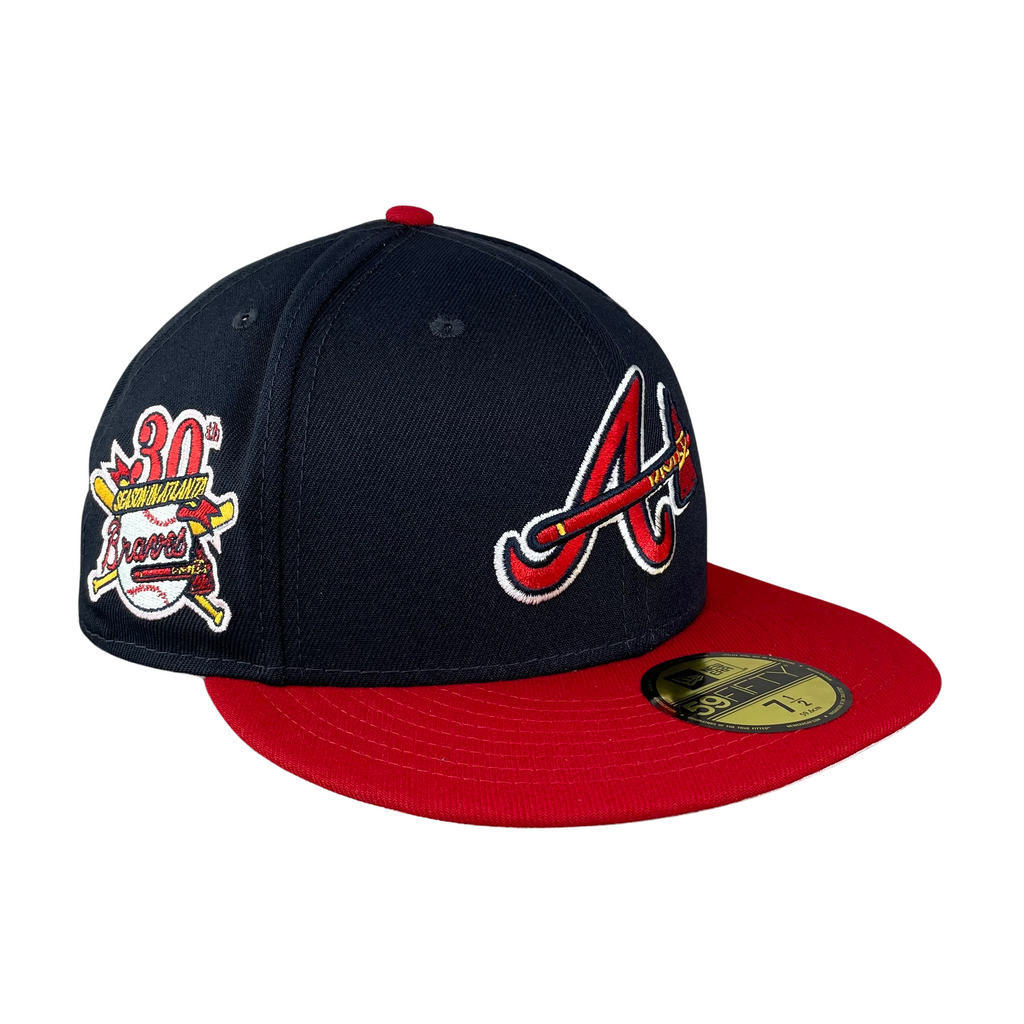New Era 59Fifty Atlanta Braves 30th Season Fitted Hat - True