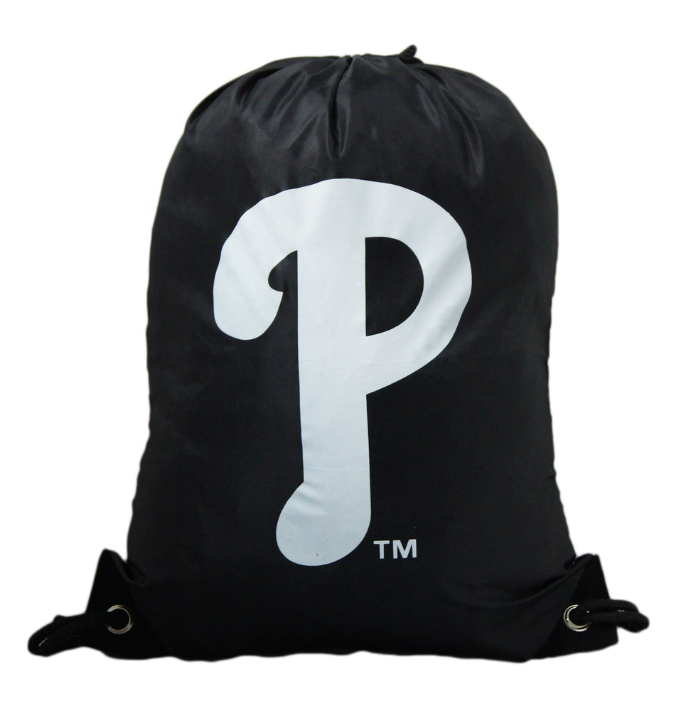 Philadelphia Phillies Drawstring Back Sack - Black