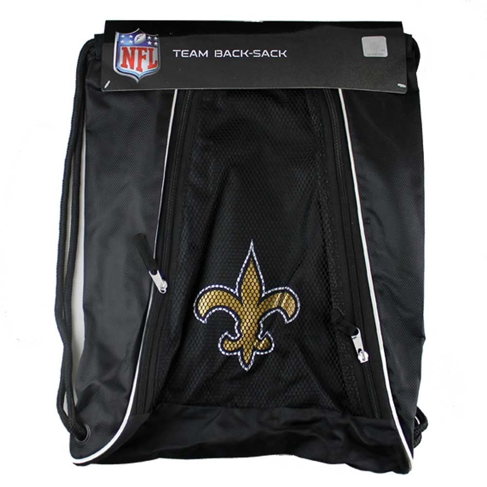 New Orleans Saints Slip Drawstring Bag