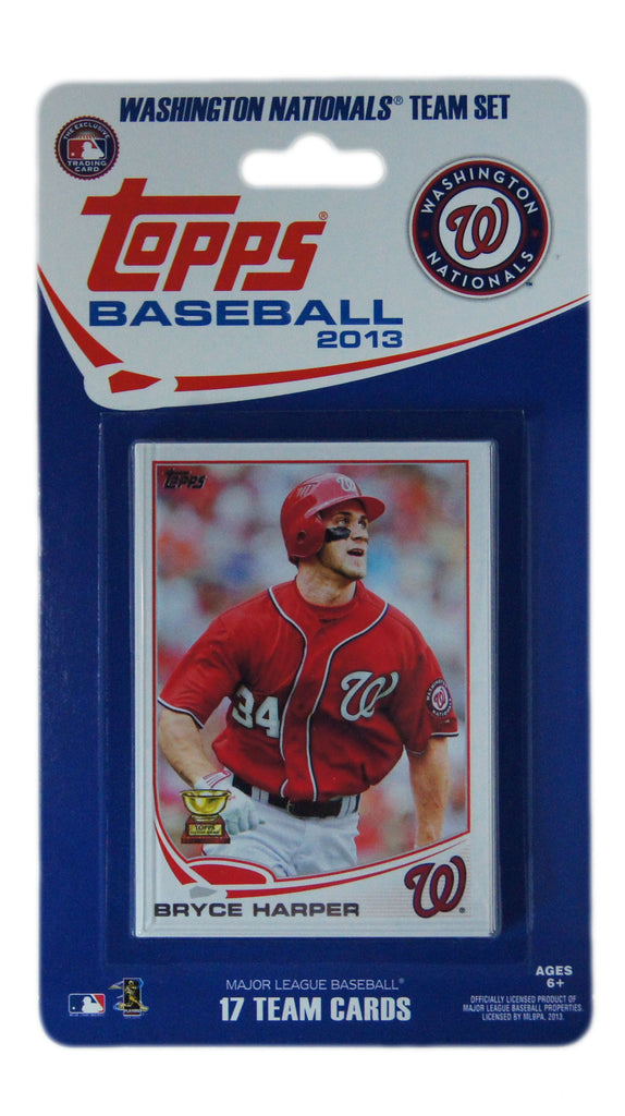 Washington Nationals Team Set Cards 2013